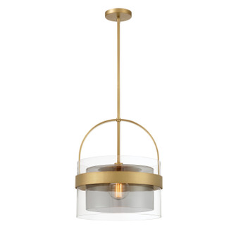 Ravik One Light Convertible Pendant/Semi-Flush Mount in Legacy Brass (7|1916-732)