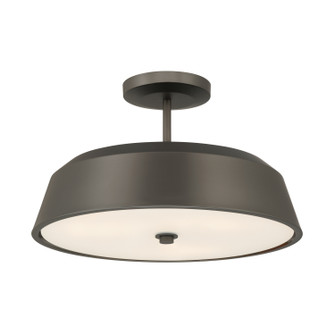 Trellwyn Three Light Semi-Flush Mount in Plated Dark Bronze (7|12625-868)