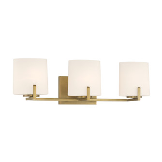 Mirelle Three Light Vanity in Legacy Brass (7|12433-732)