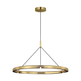 Cloak LED Chandelier in Hand-Rubbed Antique Brass (182|PBCH80427HAB)