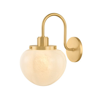 Kristen One Light Wall Sconce in Aged Brass (428|H1093101-AGB)