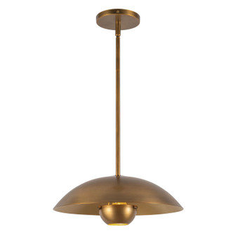 Umbra One Light Pendant in Vintage Brass (347|PD11914-VB)