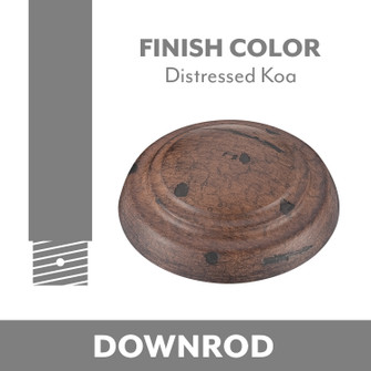 Ceiling Fan Downrod in Distressed Koa (15|DR504-DK)
