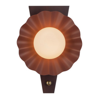 Furrow One Light Wall Sconce in Burgundy (452|WS354012BGD)
