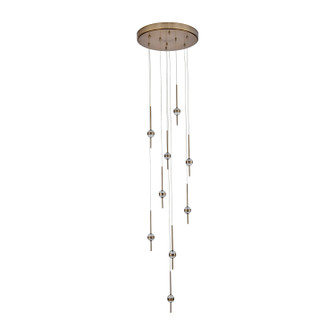 Goccia LED Chandelier in Winter Brass (238|047653-044-FR001)
