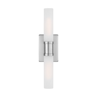 Keaton Two Light Vanity in Brushed Nickel/Brushed Nickel (454|4565002CF-962)