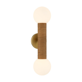 Jarrell Two Light Wall Sconce in Warm Brass (51|9-4081-2-322)