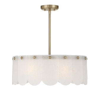Ashton Four Light Convertible in Noble Brass (51|6-9801-4-127)