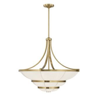 Constantine Four Light Chandelier in Warm Brass (51|1-9152-4-322)