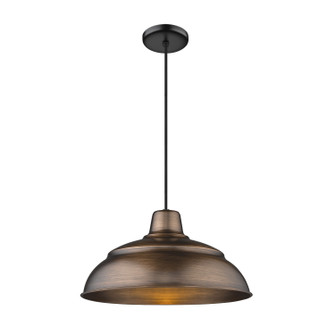 R Series One Light Pendant in Natural Copper (59|RWHC17-NC)