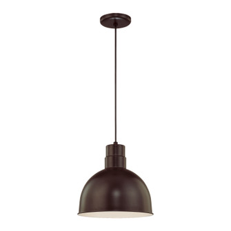 R Series One Light Pendant in Architectural Bronze (59|RDBC12-ABR)