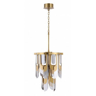 Paramount Seven Light Pendant in Aged Brass (192|HF7171-AGB)