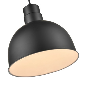 R Series LED Cord Hung Deep Bowl Shade in Satin Black (59|LEDRDBC12-SB)