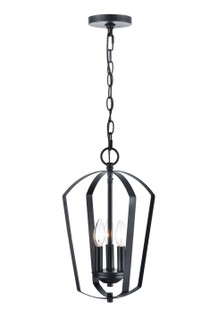 Ivey Lake Three Light Chandelier in Matte Black (59|9823-MB)