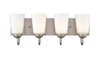 Ivey Lake Four Light Vanity in Satin Nickel (59|9814-SN)