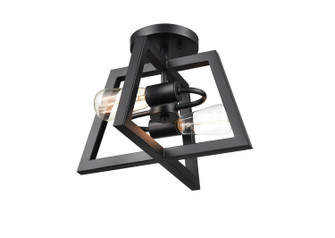 Two Light Semi-Flush in Matte Black (59|8142-MB)