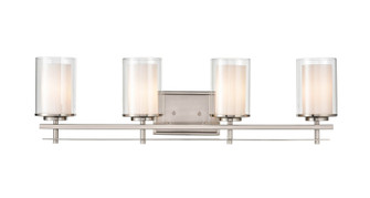 Huderson Four Light Wall Sconce in Brushed Nickel (59|5504-BN)