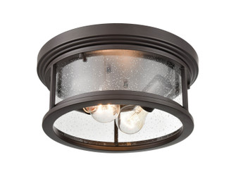 Bresley Two Light Flush Mount in Powder Coated Bronze (59|4402-PBZ)
