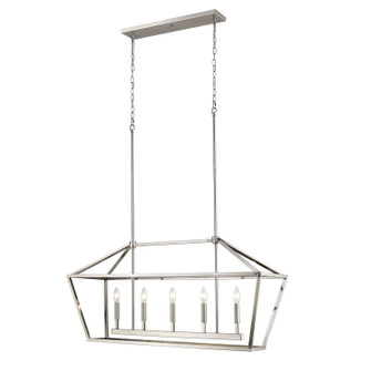 Five Light Island Pendant in Satin Nickel (59|3245-SN)