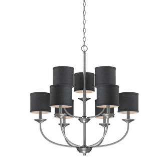 Jackson Nine Light Chandelier in Brushed Pewter (59|3119-BPW)