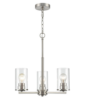 Verlana Three Light Chandelier in Brushed Nickel (59|2713-BN)