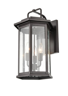 Ellis Three Light Outdoor Wall Bracket in Powder Coated Bronze (59|2685-PBZ)