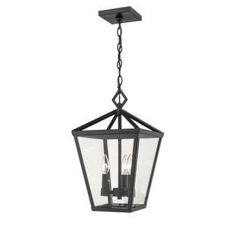 Arnold Four Light Outdoor Hanging Lantern in Powder Coated Black (59|2534-PBK)