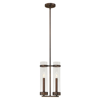 Milan Two Light Mini Pendant in Rubbed Bronze (59|1982-RBZ)