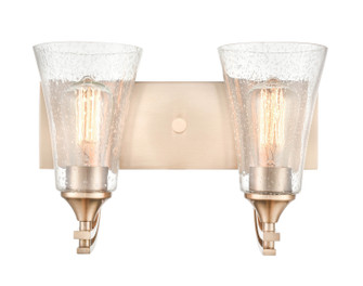 Natalie Two Light Vanity in Modern Gold (59|1492-MG)