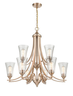 Natalie Nine Light Chandelier in Modern Gold (59|1469-MG)