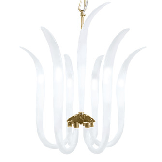 Cisne Six Light Pendant in Polished Nickel (29|N9906)