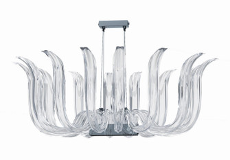 Cisne 14 Light Chandelier in Polished Nickel (29|N9314)