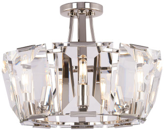 Castle Aurora Eight Light Semi Flush Mount in Polished Nickel (29|N6987-613)