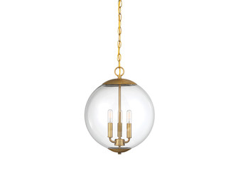 Mpend Three Light Pendant in Natural Brass (446|M70060NB)
