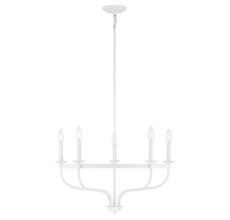 Five Light Chandelier in Bisque White (446|M10087BQW)