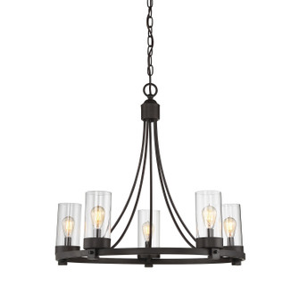 Mchan Five Light Chandelier in Oil Rubbed Bronze (446|M10018ORB)