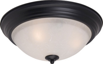 Essentials - 584x Two Light Flush Mount in Black (16|5841ICBK)