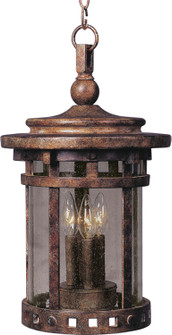 Santa Barbara DC Three Light Outdoor Hanging Lantern in Sienna (16|3138CDSE)