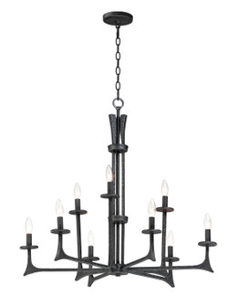 Anvil Nine Light Chandelier in Natural Iron (16|30306NI)