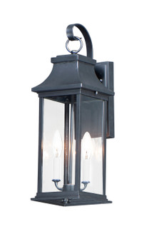 Vicksburg Two Light Outdoor Wall Lantern in Black (16|30023CLBK)