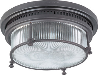 Hi-Bay Two Light Flush Mount in Bronze (16|25000CLBZ)