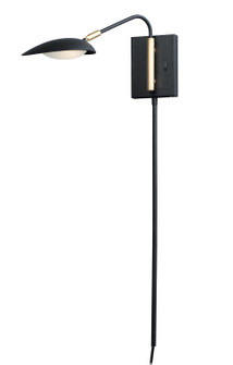 Scan LED Wall Sconce in Black / Satin Brass (16|21691BKSBR)