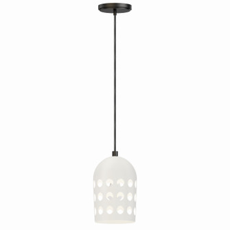 Dottie One Light Pendant in Black (16|21242WTBK)