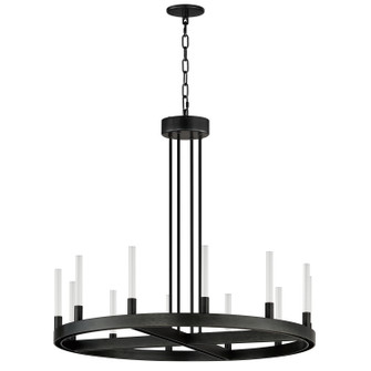 Ovation LED Chandelier in Black (16|16164CRBK)