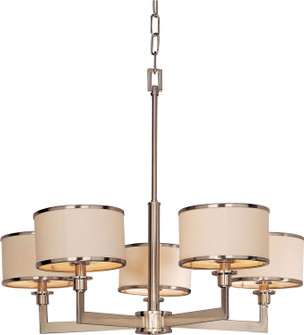 Nexus Five Light Chandelier in Satin Nickel (16|12055WTSN)