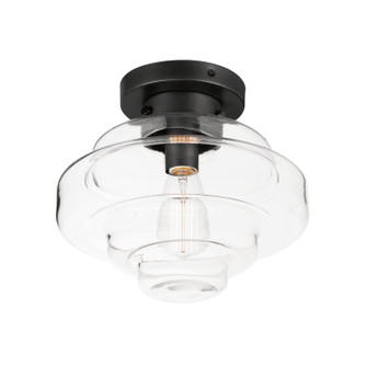 Harbor One Light Flush Mount in Black (16|11120CLBK)