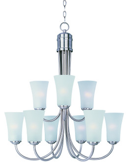 Logan Nine Light Chandelier in Satin Nickel (16|10046FTSN)