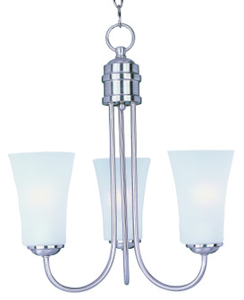 Logan Three Light Chandelier in Satin Nickel (16|10043FTSN)