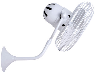 Michelle Parede 19'' Wall Fan in Gloss White (101|MP-WH-MTL)