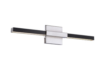 Lineare LED Wall Sconce in Matte Black & Chrome (423|W64721MBCH)